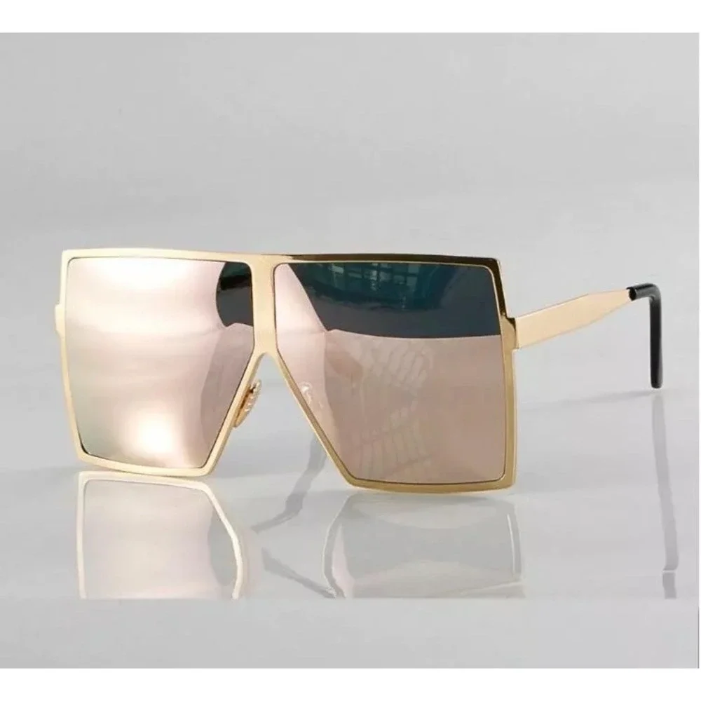 Super Oversized Sunglasses Luxury Men Glamour Male Festival Hip Hop street Party